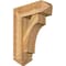 Ekena Millwork Westlake Arts and Crafts Rough Sawn Bracket w/ Offset Brace, Western Red Cedar, 8"W x 22"D x 30"H BKT0806X22X30WTL03RWR - alternate 1